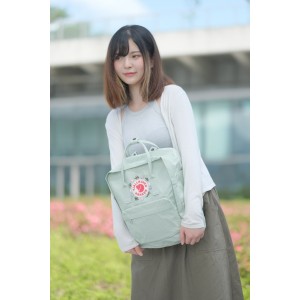 Fjallraven Kanken –  Mint Green / Sakura and Leaf 